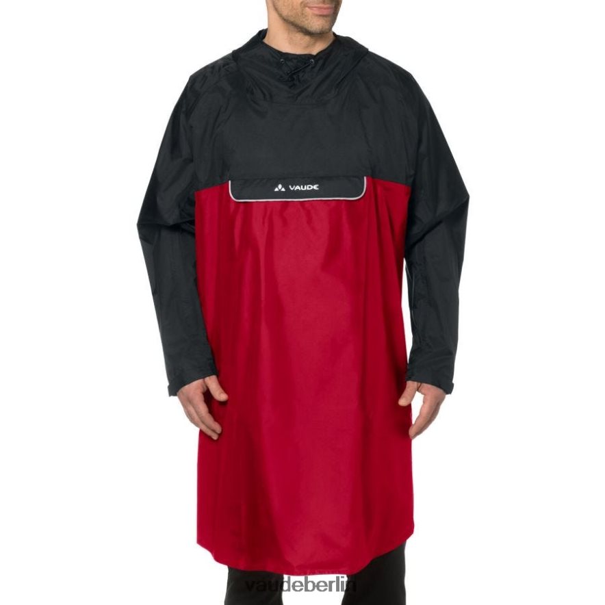VAUDE Valero Regenponcho indisches Rot Kleidung HLT448242