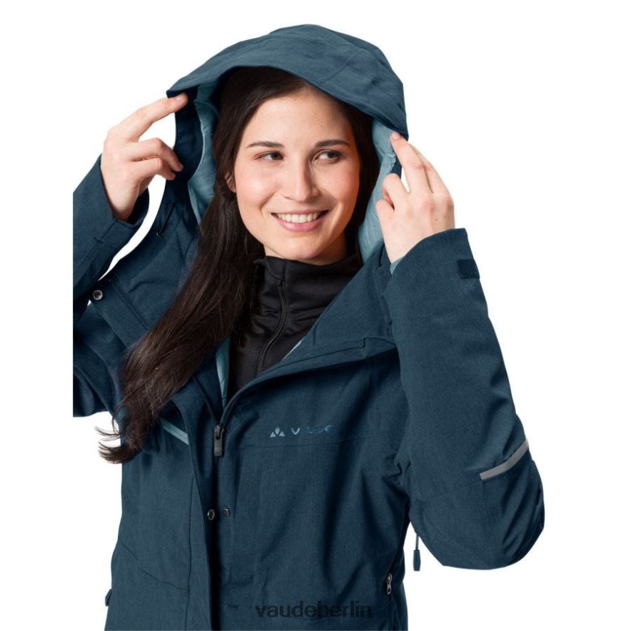 VAUDE Yaras Fahrrad-Regenjacke staubiger Wald Kleidung HLT448292