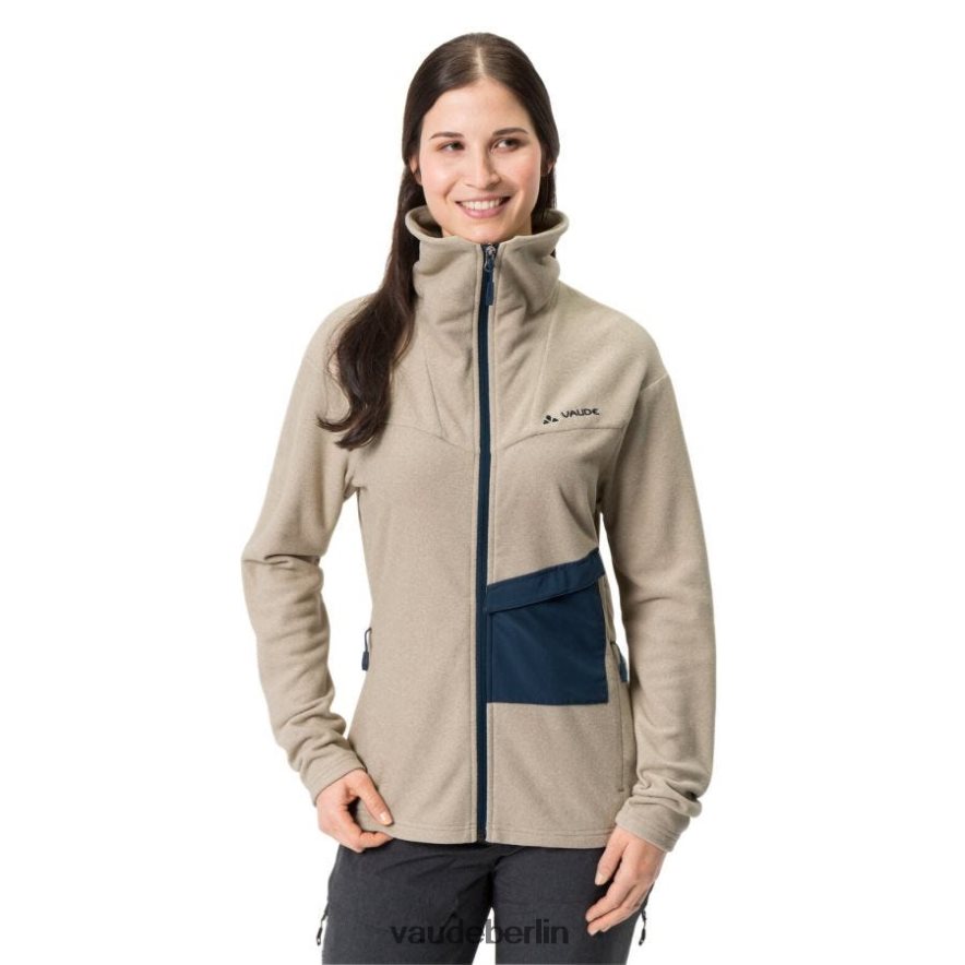 VAUDE Yaras Fleece-Radjacke staubiges Moos Kleidung HLT448356