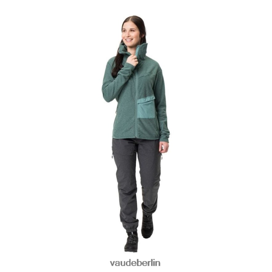 VAUDE Yaras Fleece-Radjacke staubiges Moos Kleidung HLT448357
