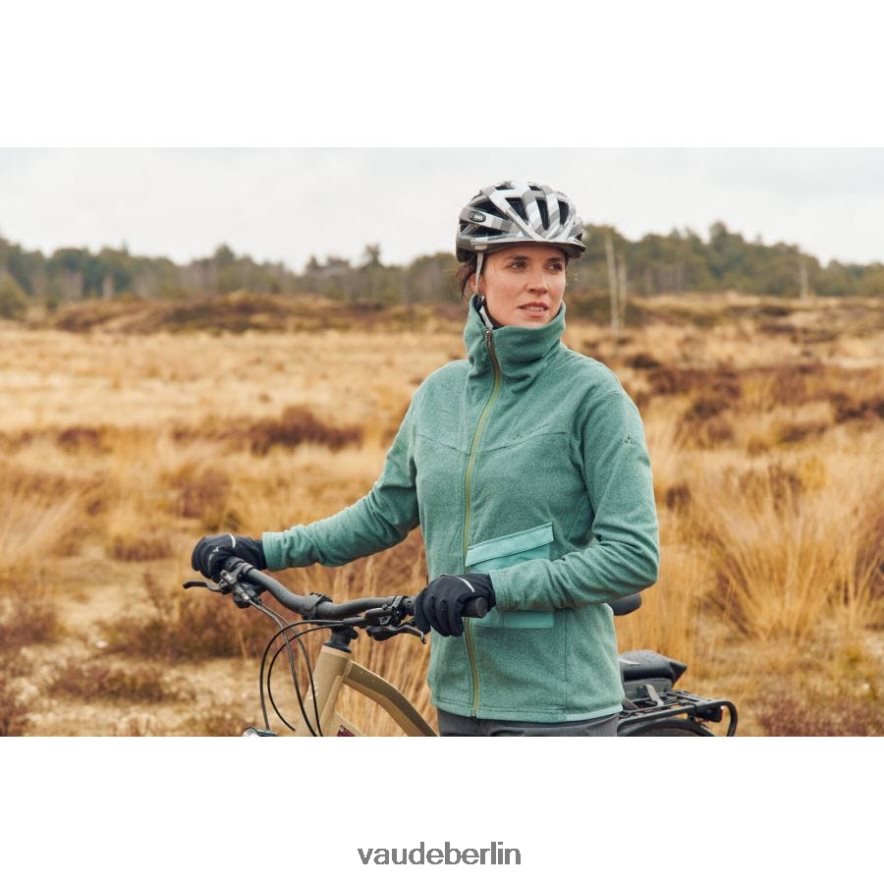 VAUDE Yaras Fleece-Radjacke staubiges Moos Kleidung HLT448357
