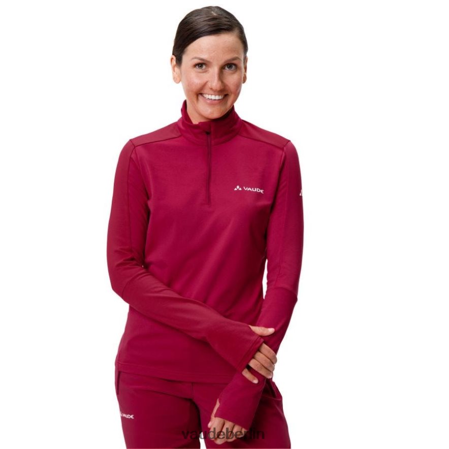 VAUDE Livigno Halfzip II Fleecepullover purpurrot Kleidung HLT448892