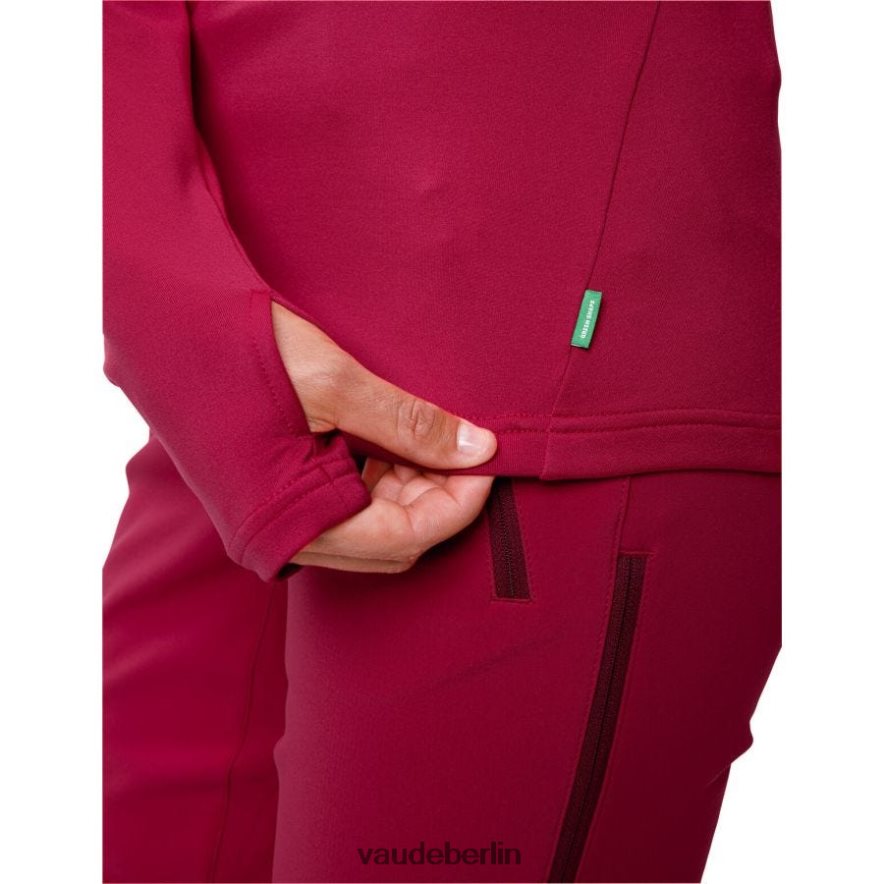 VAUDE Livigno Halfzip II Fleecepullover purpurrot Kleidung HLT448892