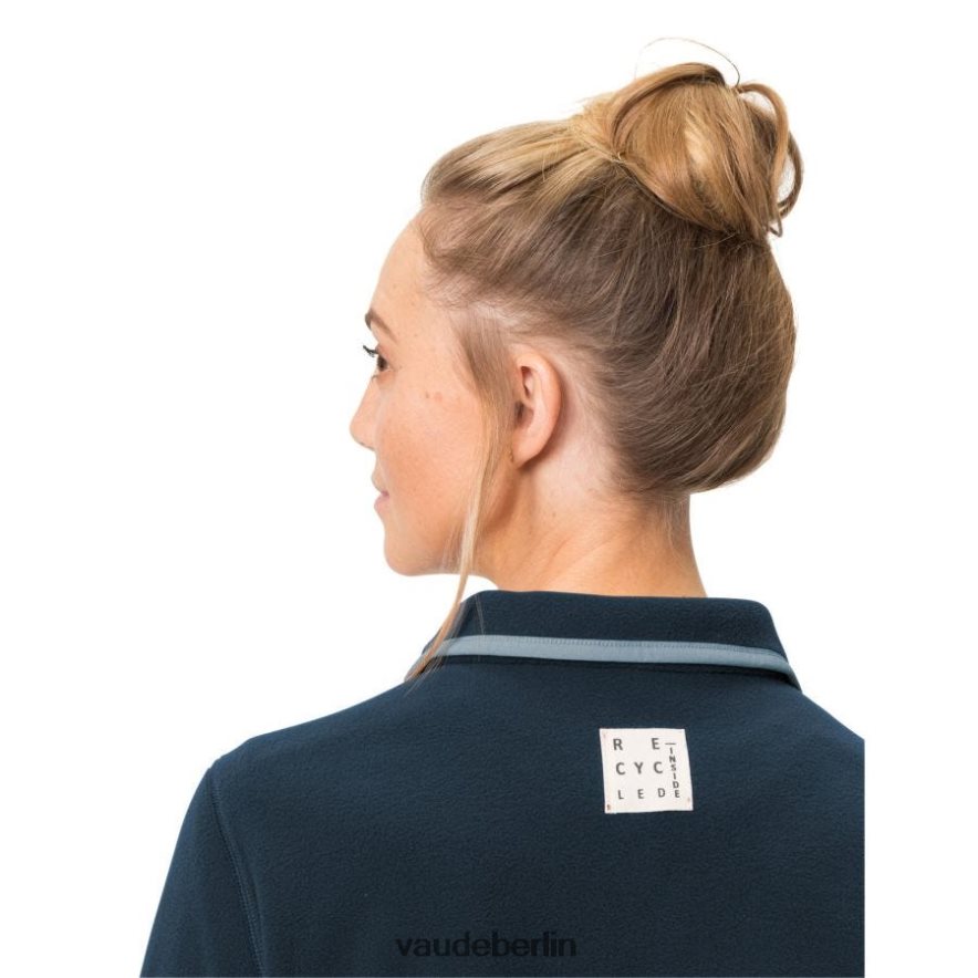 VAUDE Rosemoor-Fleecepullover mit halbem Reißverschluss dunkles Meer Kleidung HLT448872