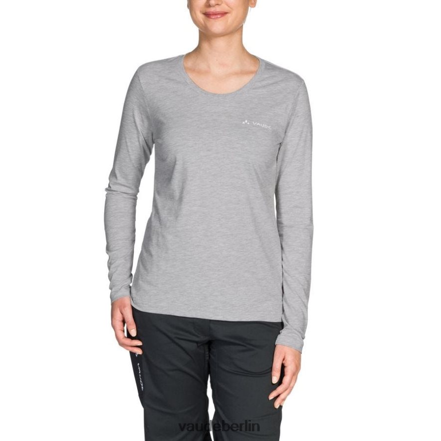 VAUDE Langarm-T-Shirt der Marke graue Melange Kleidung HLT448866