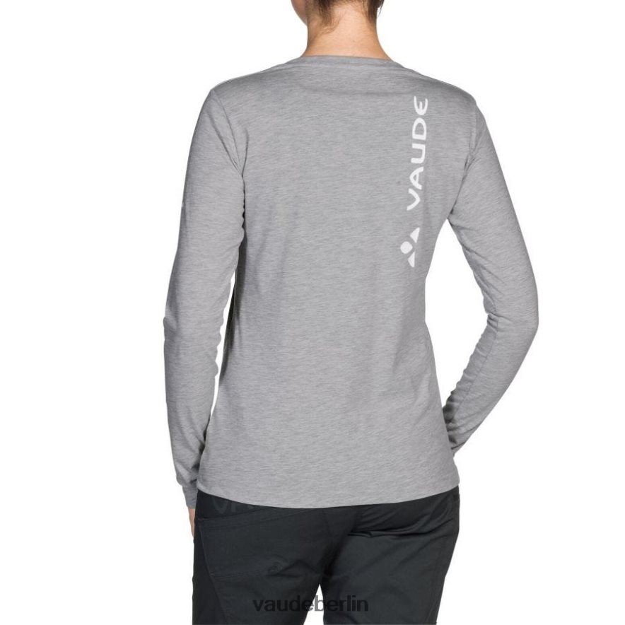 VAUDE Langarm-T-Shirt der Marke graue Melange Kleidung HLT448866