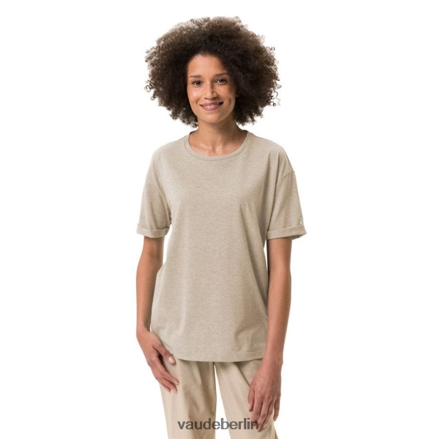 VAUDE Mineo gestreiftes T-Shirt Leinen Kleidung HLT448768