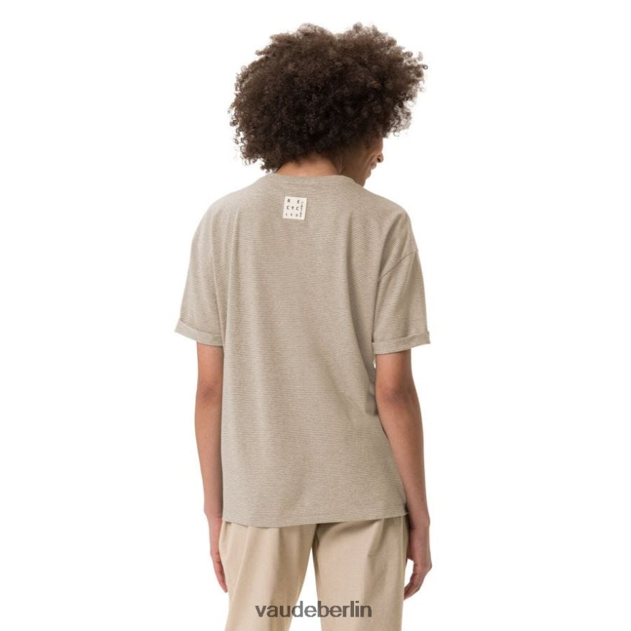 VAUDE Mineo gestreiftes T-Shirt Leinen Kleidung HLT448768