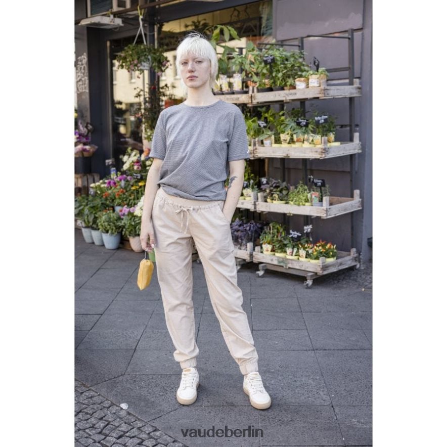 VAUDE Mineo gestreiftes T-Shirt Leinen Kleidung HLT448768