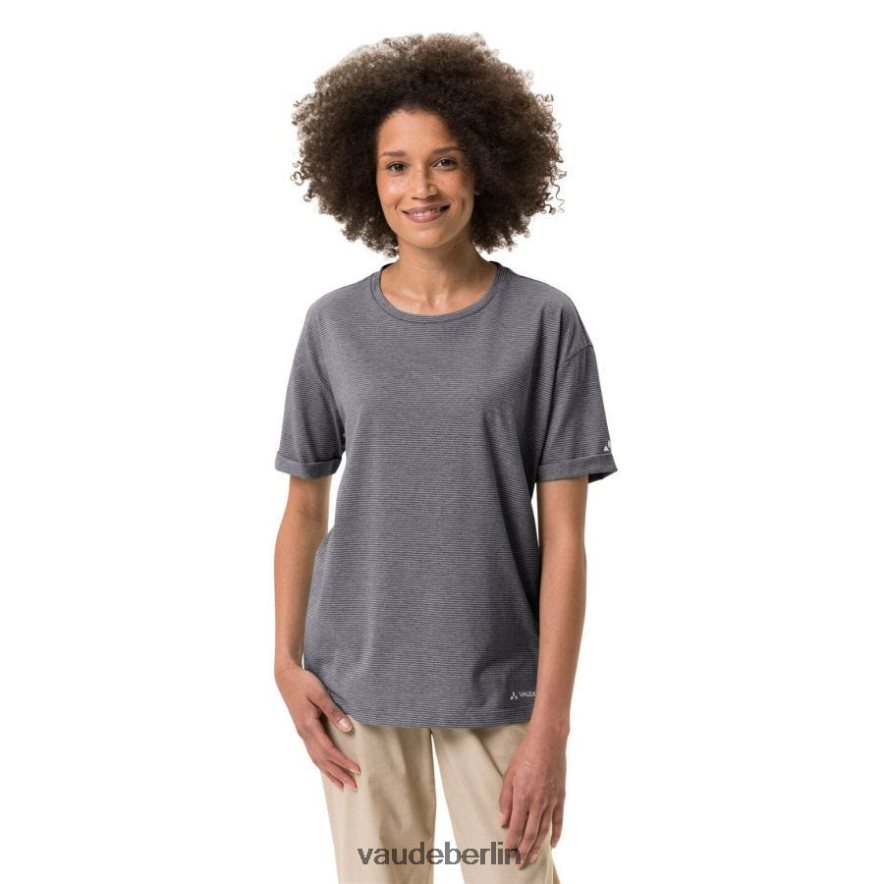 VAUDE Mineo gestreiftes T-Shirt dunkles Meer Kleidung HLT448767