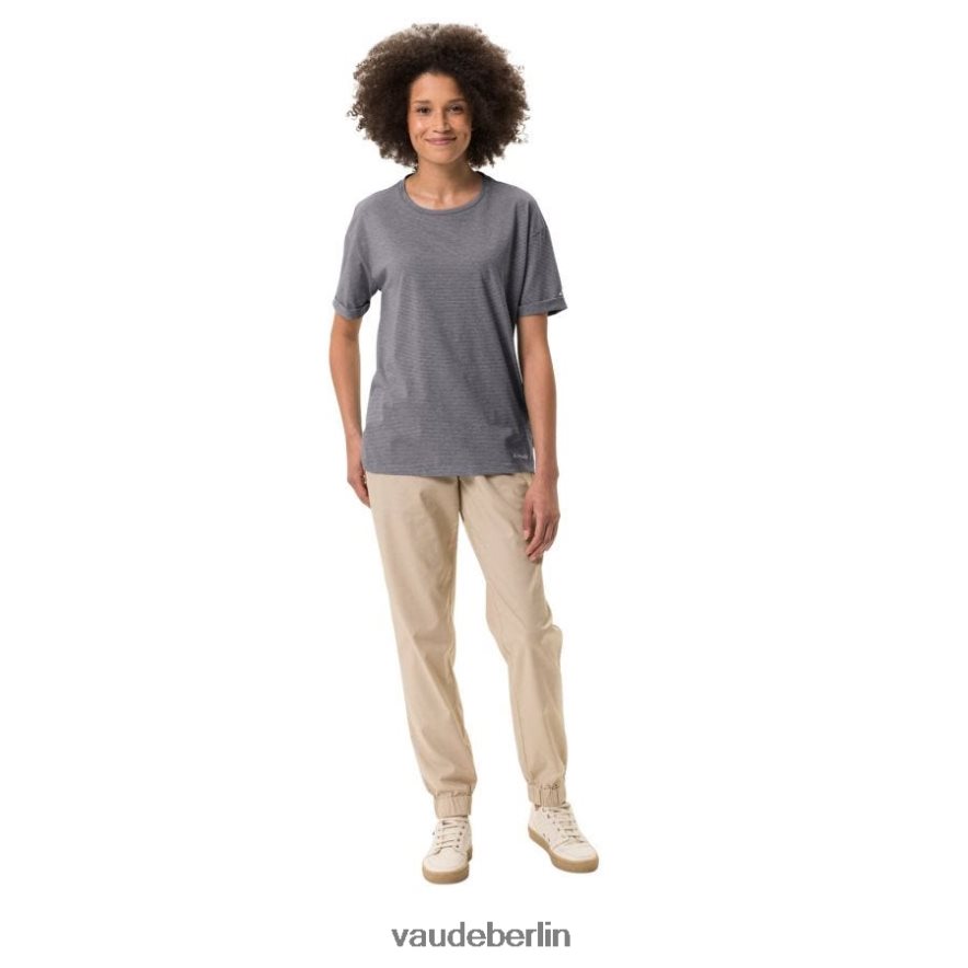 VAUDE Mineo gestreiftes T-Shirt dunkles Meer Kleidung HLT448767