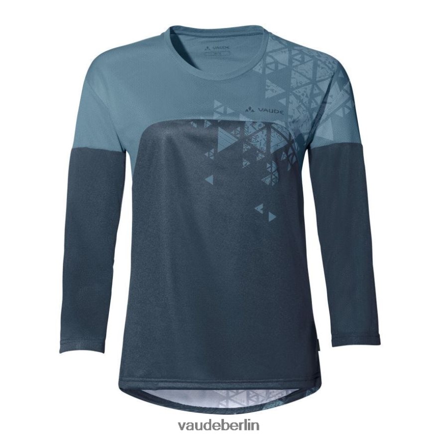 VAUDE Moab V Langarm-T-Shirt Blau grau Kleidung HLT448669