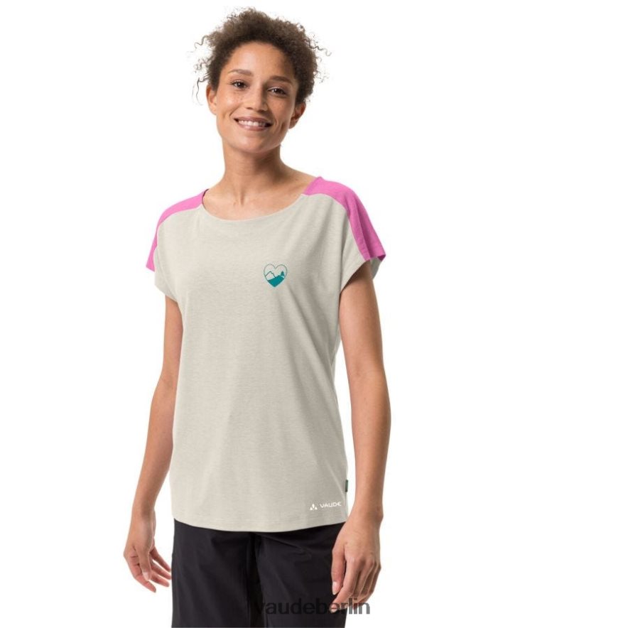 VAUDE Neyland-T-Shirt Ecru/Drachenfrucht Kleidung HLT448772
