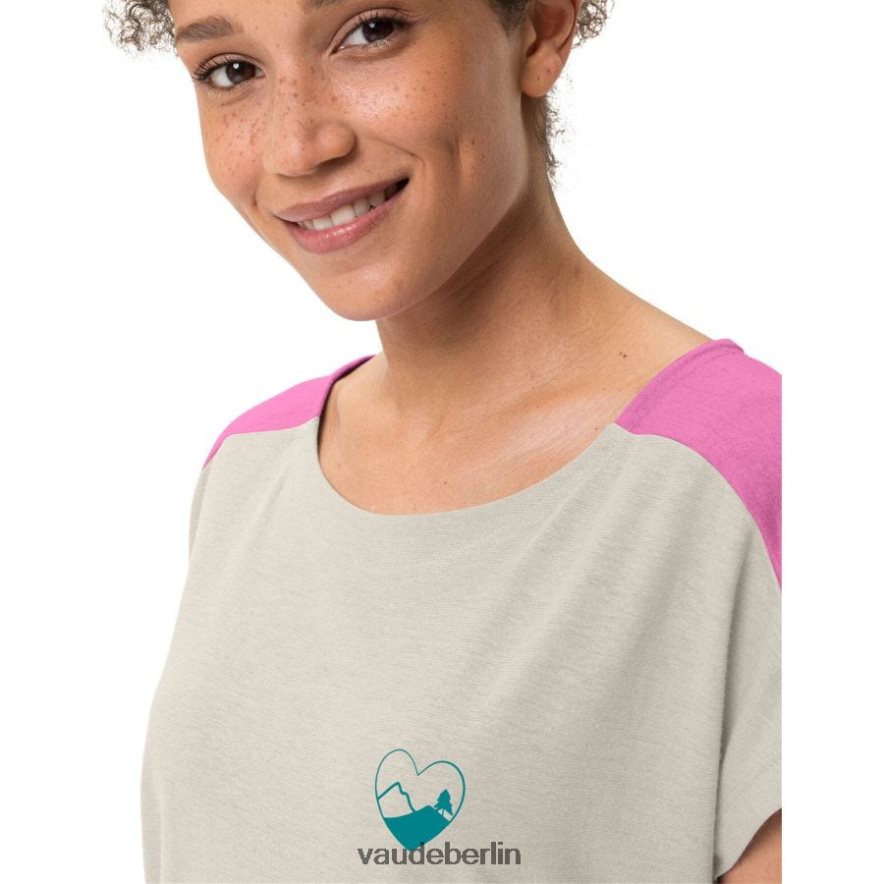 VAUDE Neyland-T-Shirt Ecru/Drachenfrucht Kleidung HLT448772