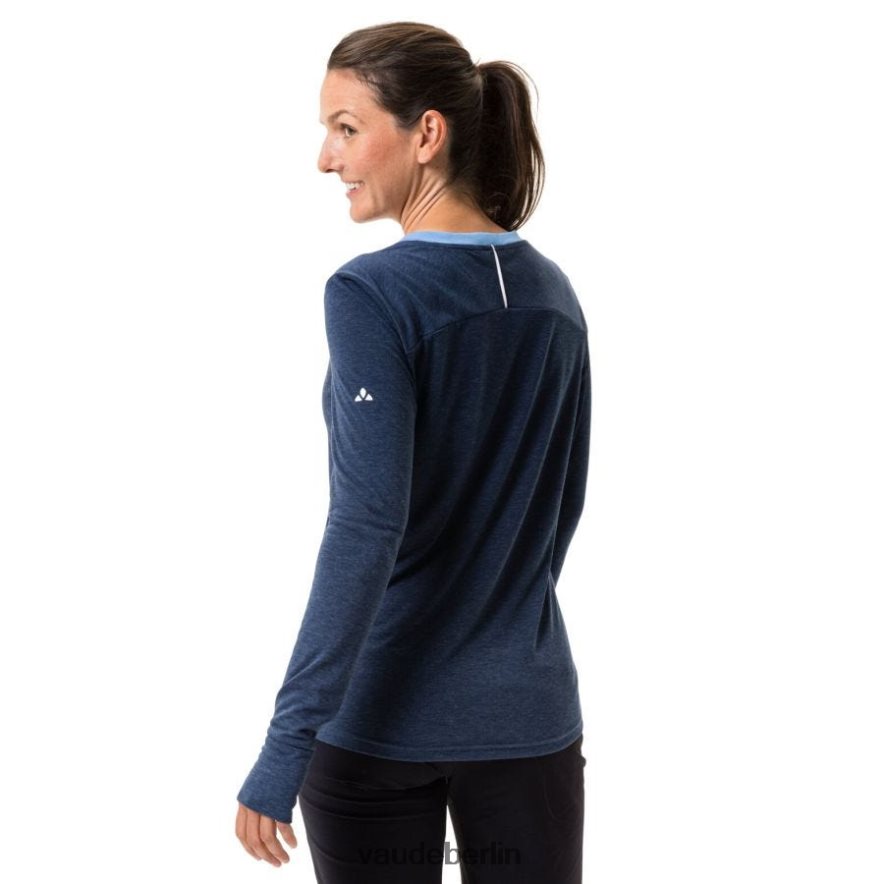 VAUDE Sveit II Langarm-T-Shirt dunkles Meer Kleidung HLT448701