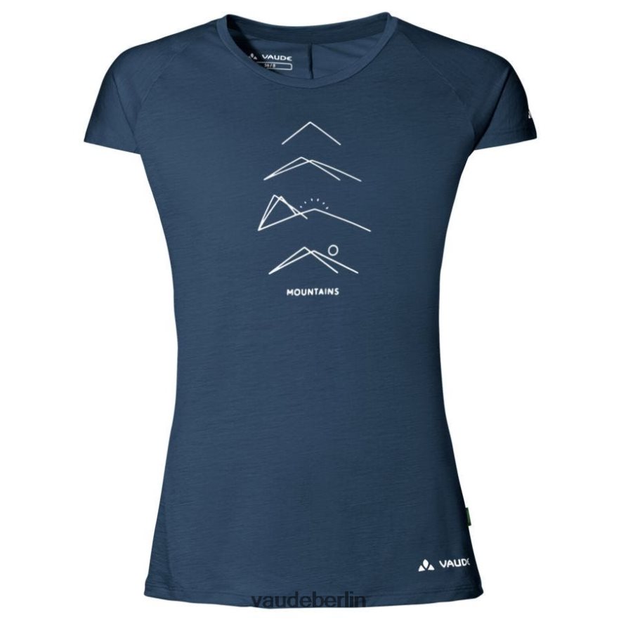 VAUDE T-Shirt aus Tekoa-Wolle dunkles Meer Kleidung HLT448825