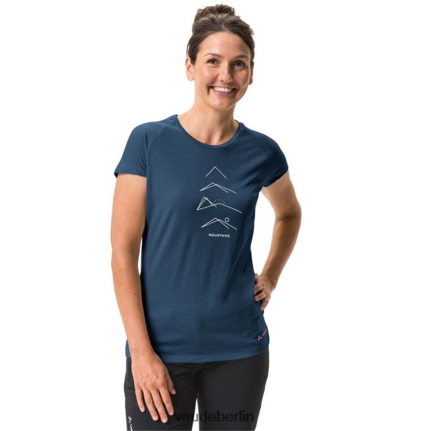 VAUDE T-Shirt aus Tekoa-Wolle dunkles Meer Kleidung HLT448825