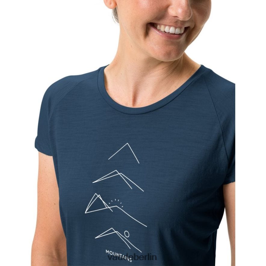 VAUDE T-Shirt aus Tekoa-Wolle dunkles Meer Kleidung HLT448825