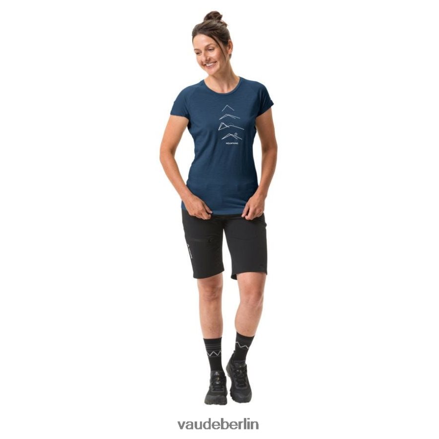 VAUDE T-Shirt aus Tekoa-Wolle dunkles Meer Kleidung HLT448825