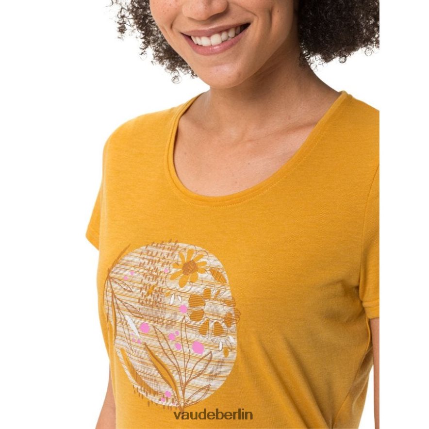VAUDE T-Shirt mit Skomer-Print II gelb verbrannt Kleidung HLT448847