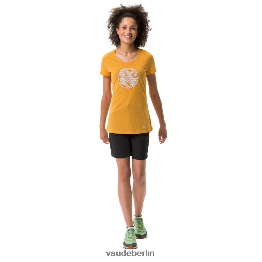 VAUDE T-Shirt mit Skomer-Print II gelb verbrannt Kleidung HLT448847