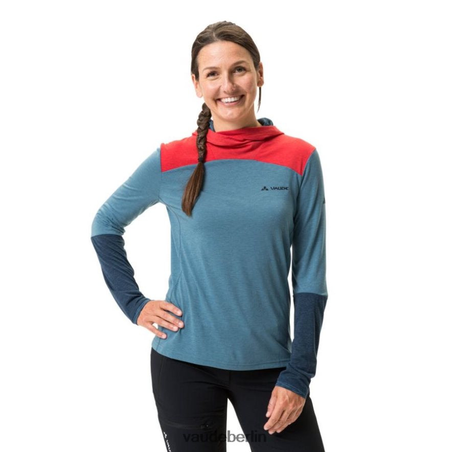 VAUDE Tremalzo-Langarm-T-Shirt Blau grau Kleidung HLT448624