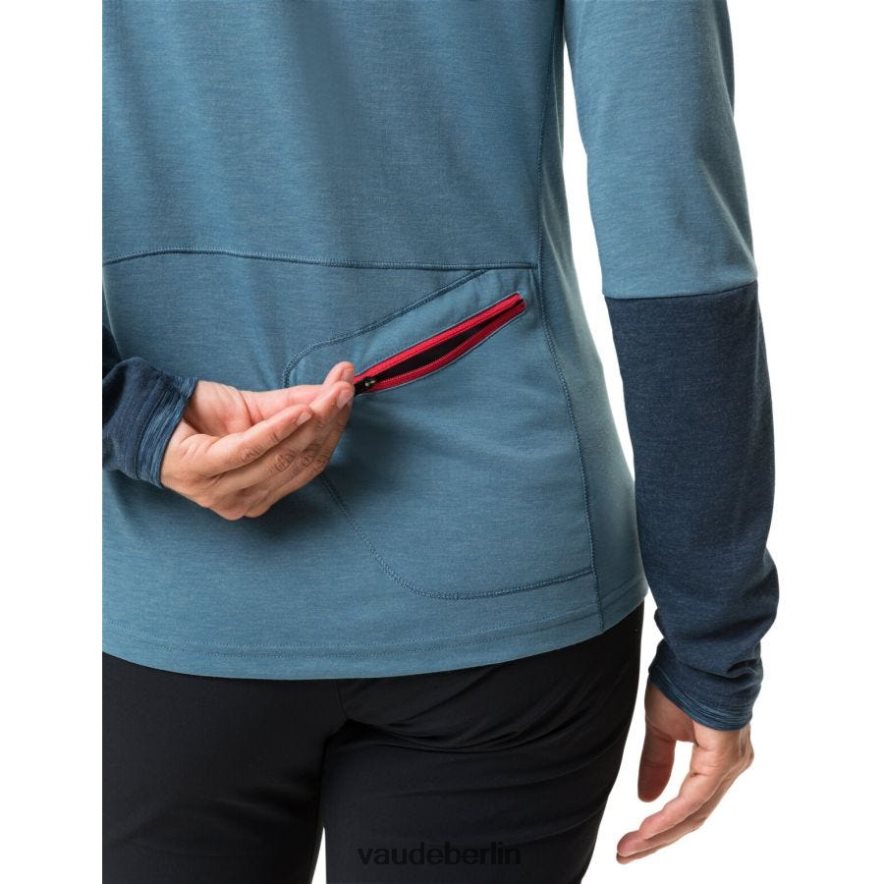 VAUDE Tremalzo-Langarm-T-Shirt Blau grau Kleidung HLT448624