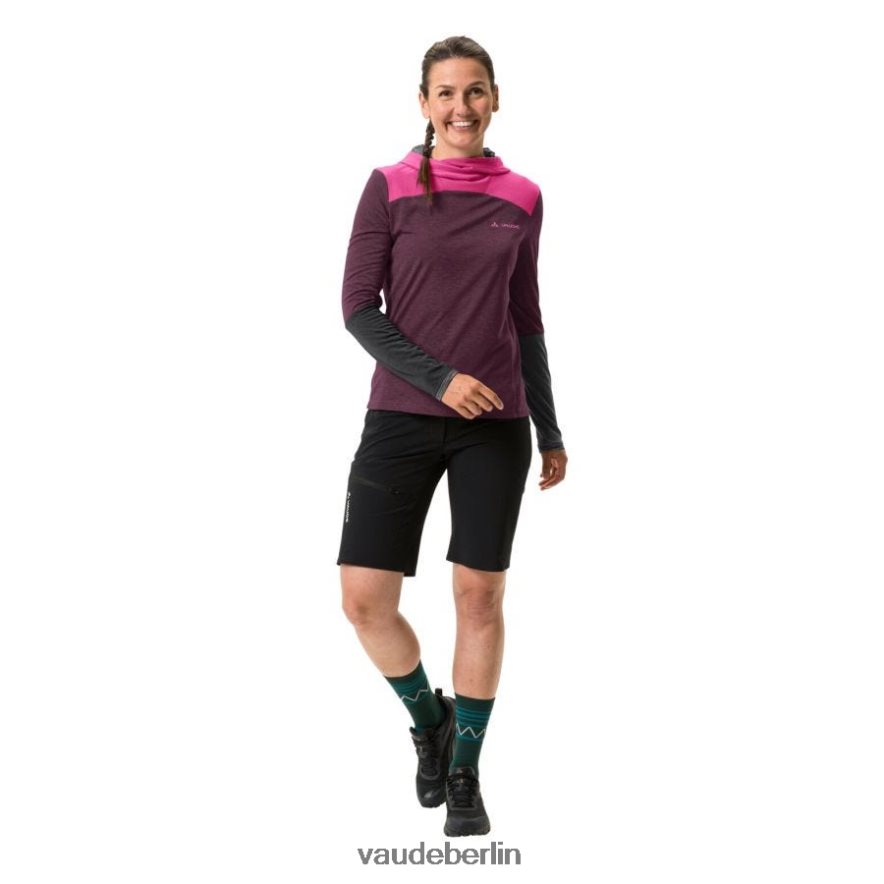 VAUDE Tremalzo-Langarm-T-Shirt Cassis Kleidung HLT448625