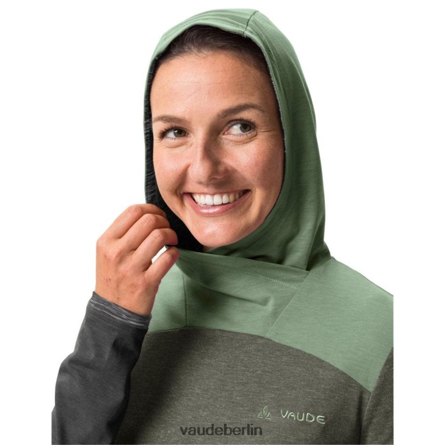 VAUDE Tremalzo-Langarm-T-Shirt khaki Kleidung HLT448626