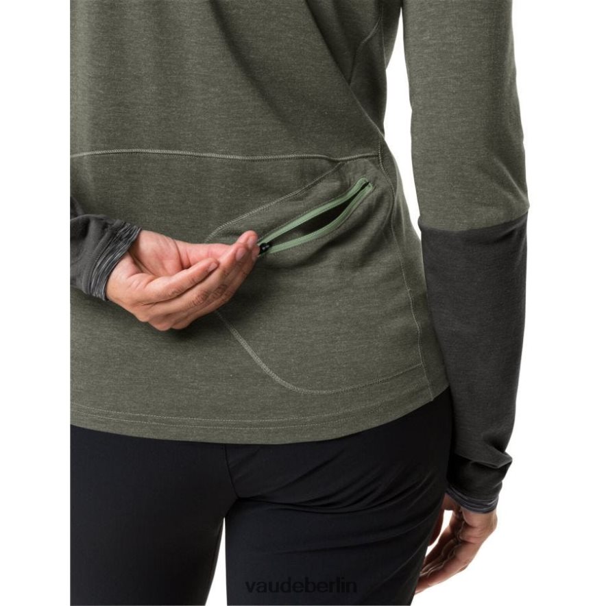 VAUDE Tremalzo-Langarm-T-Shirt khaki Kleidung HLT448626
