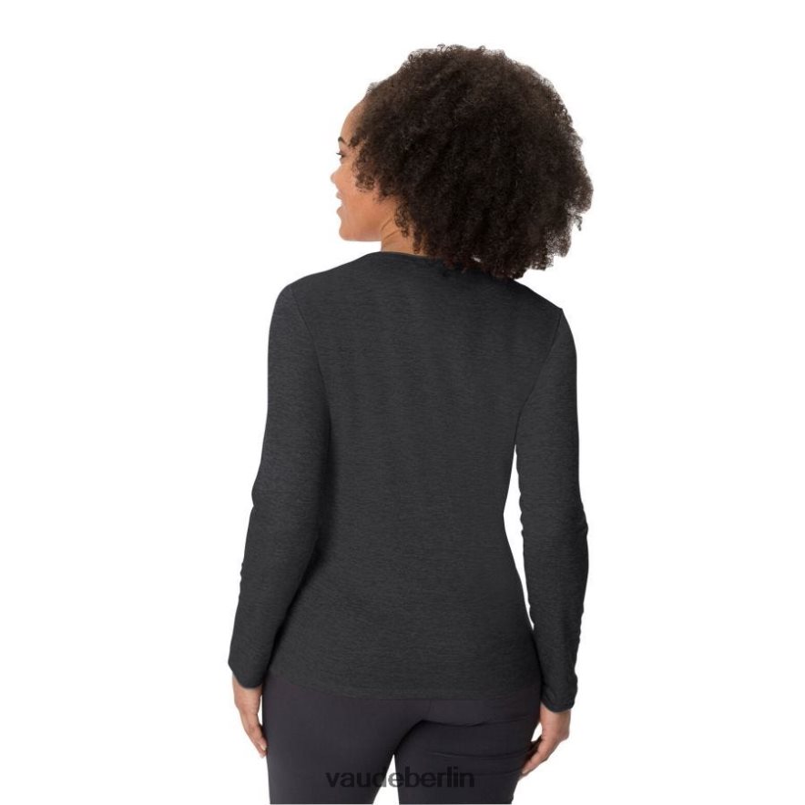 VAUDE unverzichtbares Langarm-T-Shirt Schwarz Kleidung HLT448651