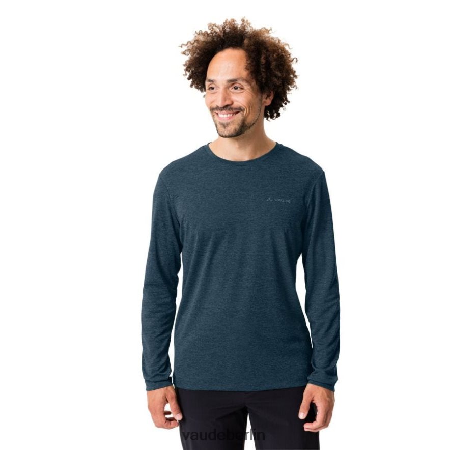 VAUDE unverzichtbares Langarm-T-Shirt dunkles Meer Kleidung HLT4481948