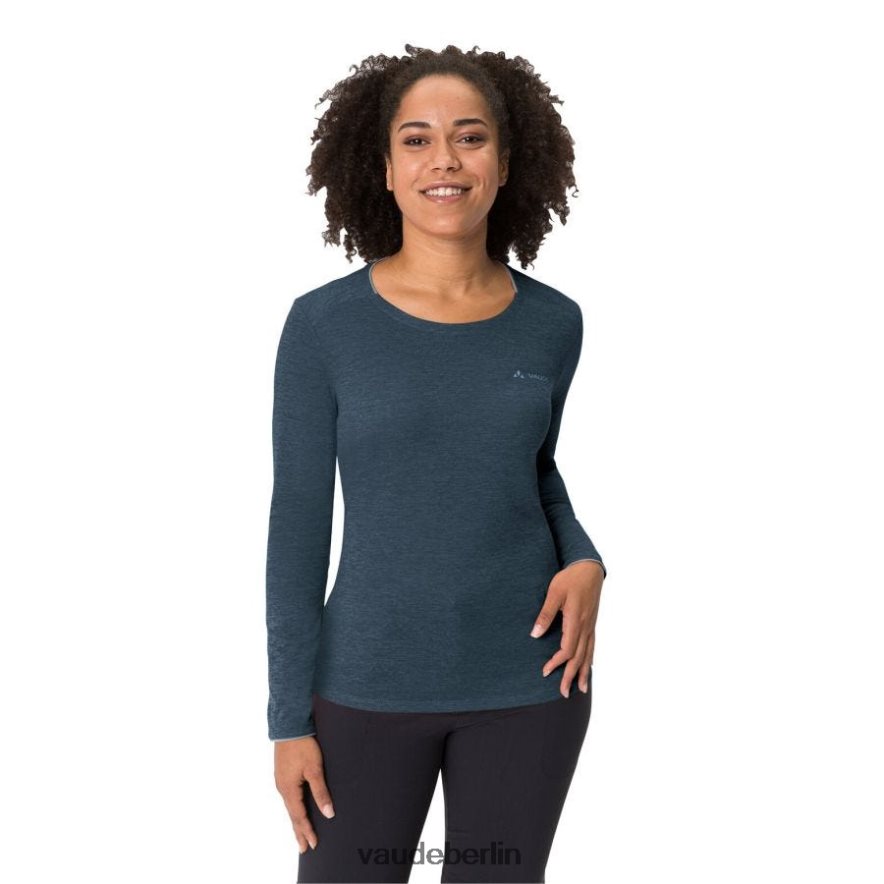 VAUDE unverzichtbares Langarm-T-Shirt dunkles Meer Kleidung HLT448647