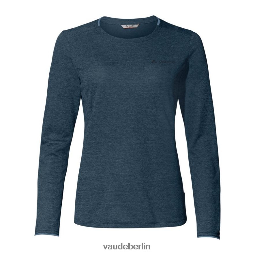 VAUDE unverzichtbares Langarm-T-Shirt dunkles Meer Kleidung HLT448648