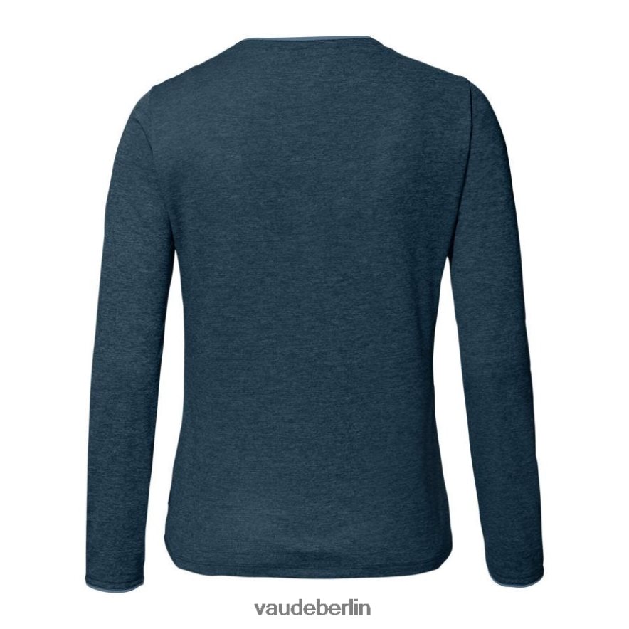 VAUDE unverzichtbares Langarm-T-Shirt dunkles Meer Kleidung HLT448648