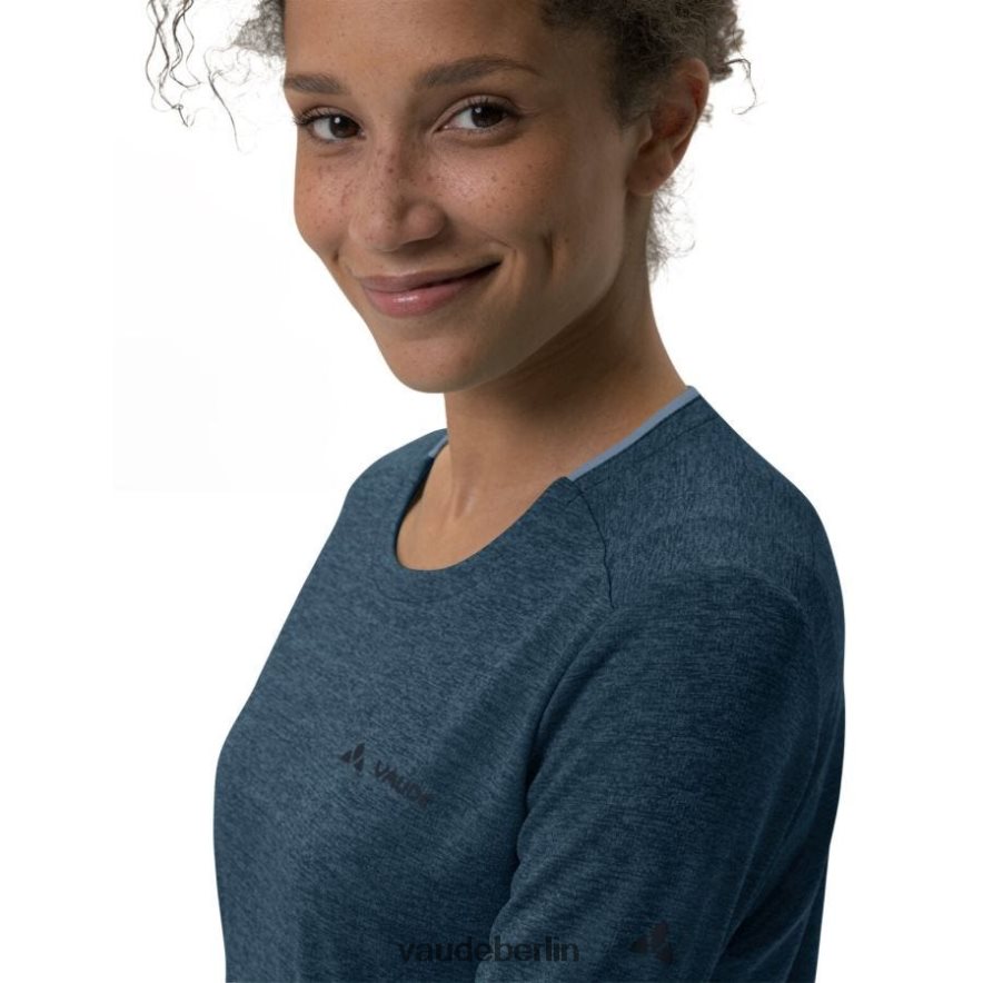 VAUDE unverzichtbares Langarm-T-Shirt dunkles Meer Kleidung HLT448648