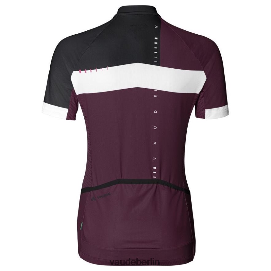 VAUDE Posta Radtrikot mit durchgehendem Reißverschluss Cassis Kleidung HLT448836