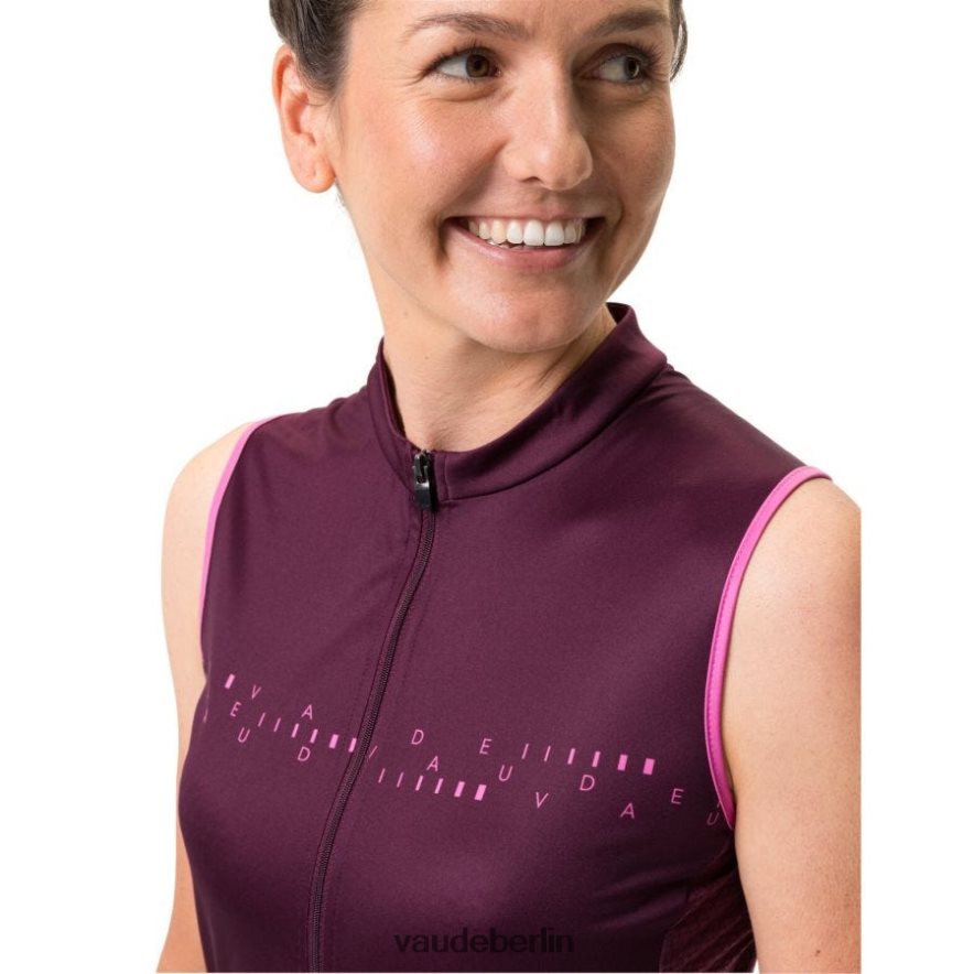 VAUDE Posta Rennradtrikot mit durchgehendem Reißverschluss Cassis Kleidung HLT448832
