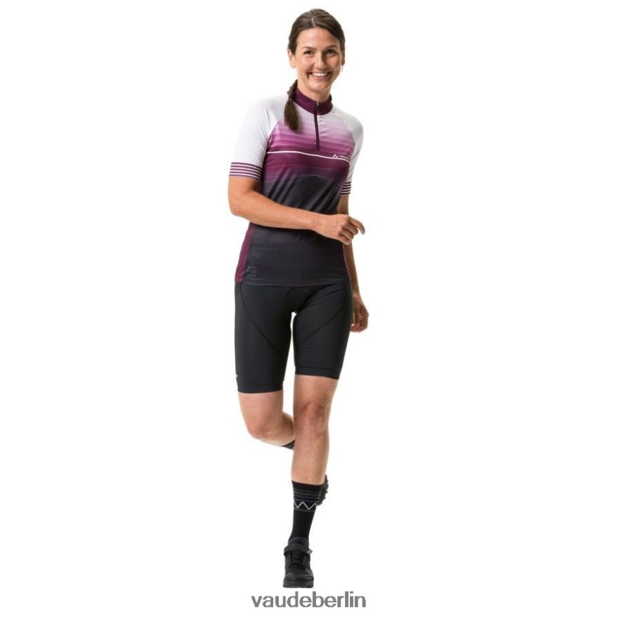 VAUDE Posta-Rennradtrikot mit halbem Reißverschluss Cassis Kleidung HLT448796