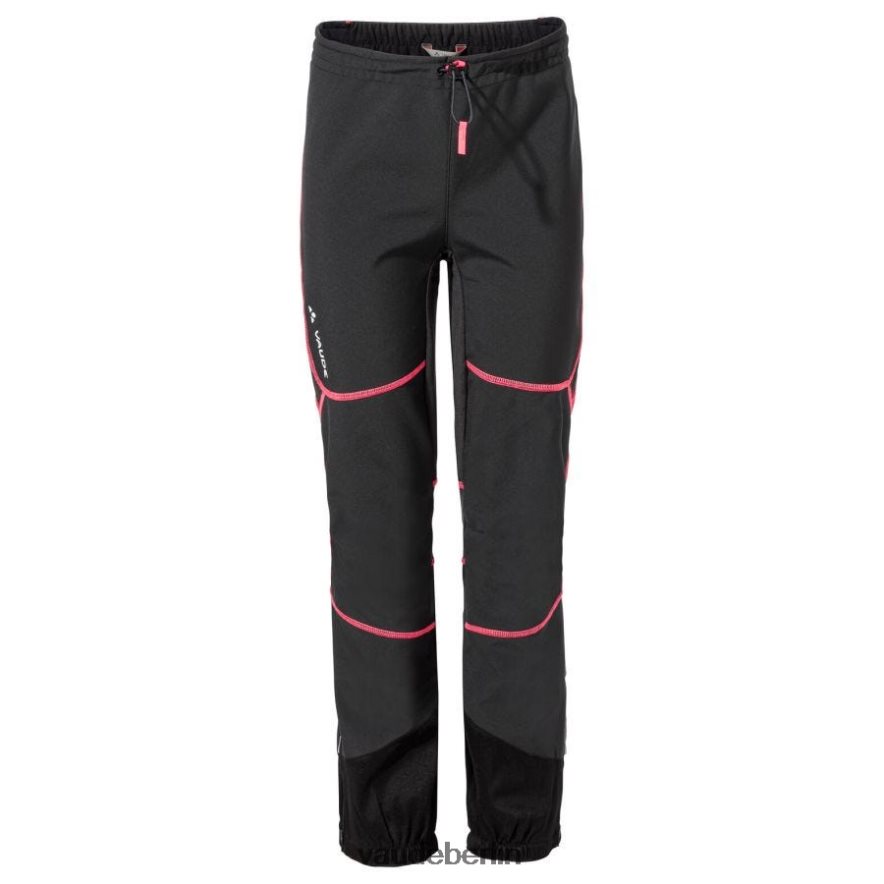 VAUDE Capacida Softshell-Hose schwarz/rosa Kleidung HLT4482302