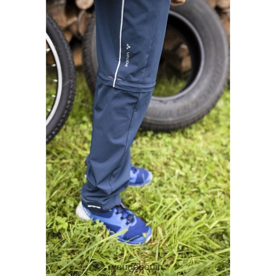VAUDE Yaras Stretch-Hose mit abnehmbarem Reißverschluss dunkles Meer Kleidung HLT4482297
