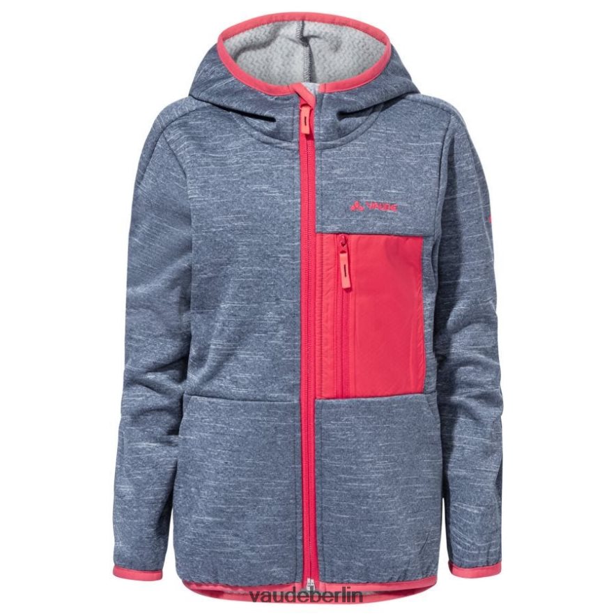 VAUDE Kikimora-Fleecejacke dunkles Meer/Rot Kleidung HLT4482125
