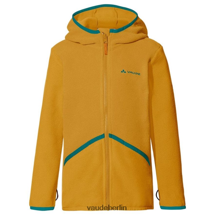 VAUDE Pulex-Fleecejacke mit Kapuze gelb verbrannt Kleidung HLT4482139