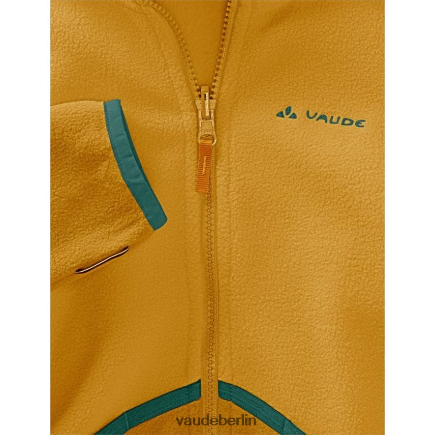 VAUDE Pulex-Fleecejacke mit Kapuze gelb verbrannt Kleidung HLT4482139
