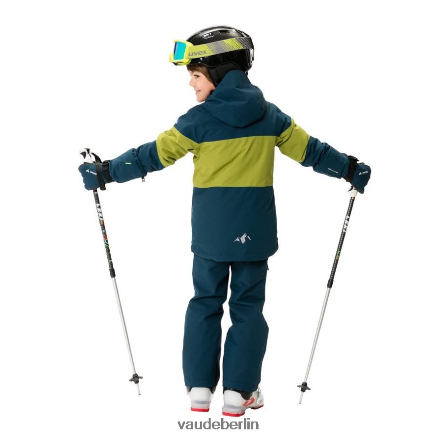 VAUDE Wattierte Schneeschalenjacke dunkles Meer/Avocado Kleidung HLT4482220