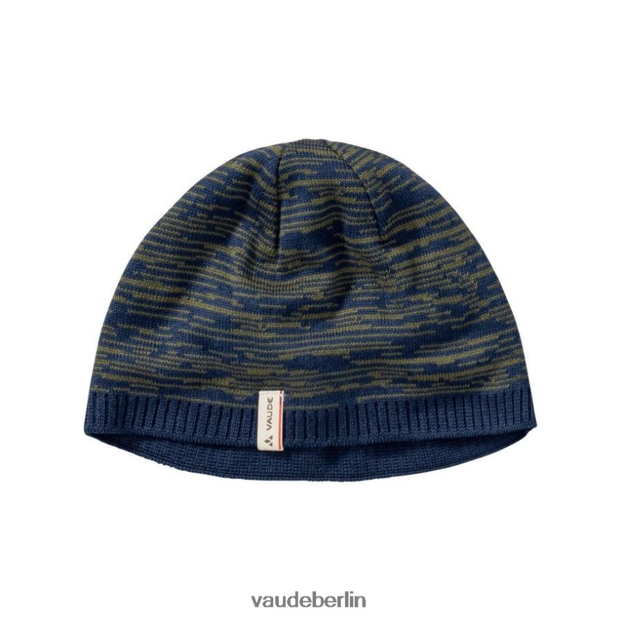 VAUDE Leichte Strickmütze aus Baumwolle dunkles Meer/Avocado Zubehörteil HLT4482406