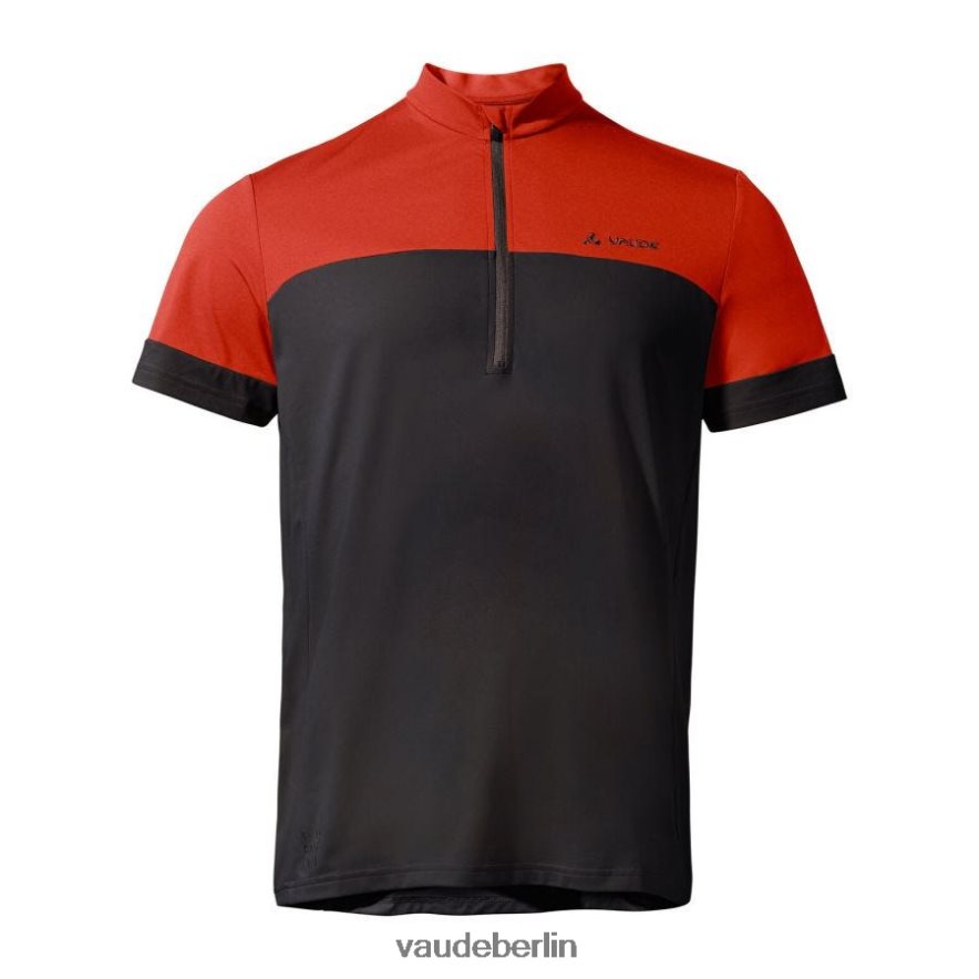 VAUDE Escape-Fahrradshirt mit halbem Reißverschluss Schwarz Kleidung HLT4481931