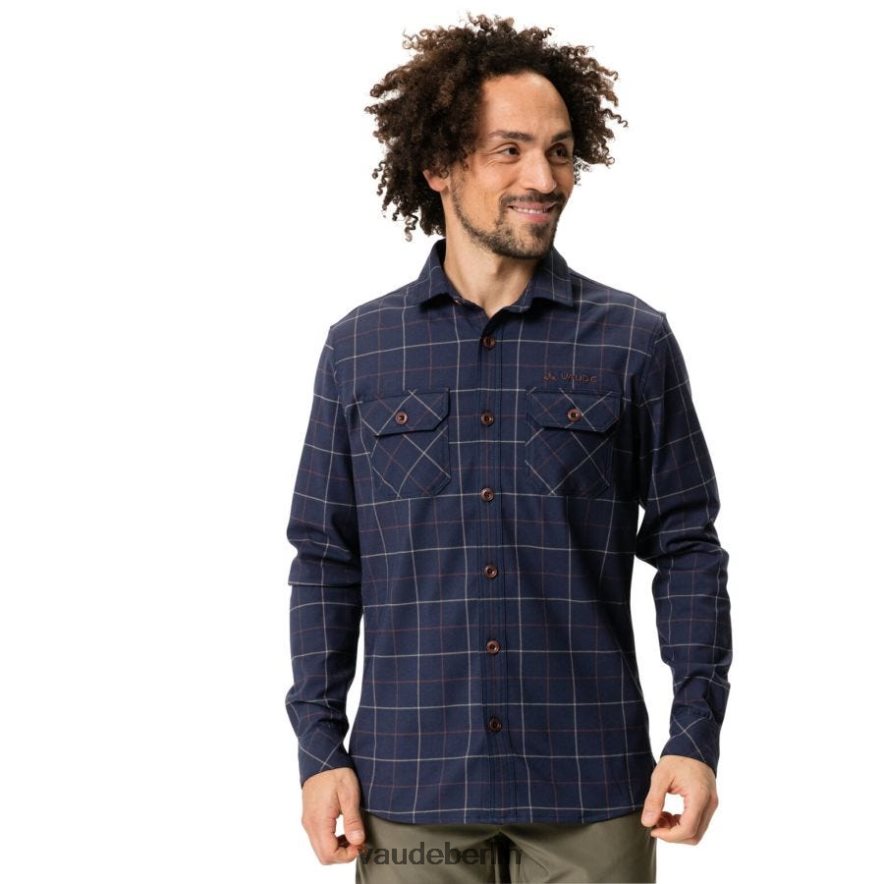 VAUDE Jerpen III Langarmshirt Kokosnuss/dunkles Meer Kleidung HLT4481984