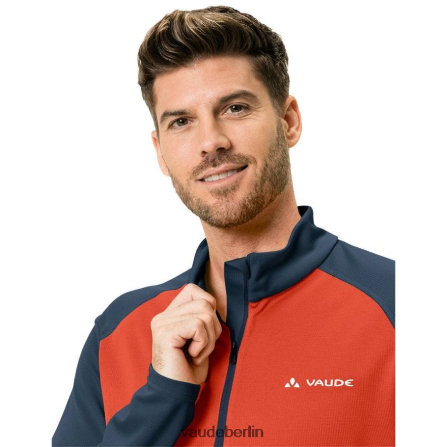 VAUDE Larice Light II Langarmshirt dunkles Meer/Rot Kleidung HLT4481814