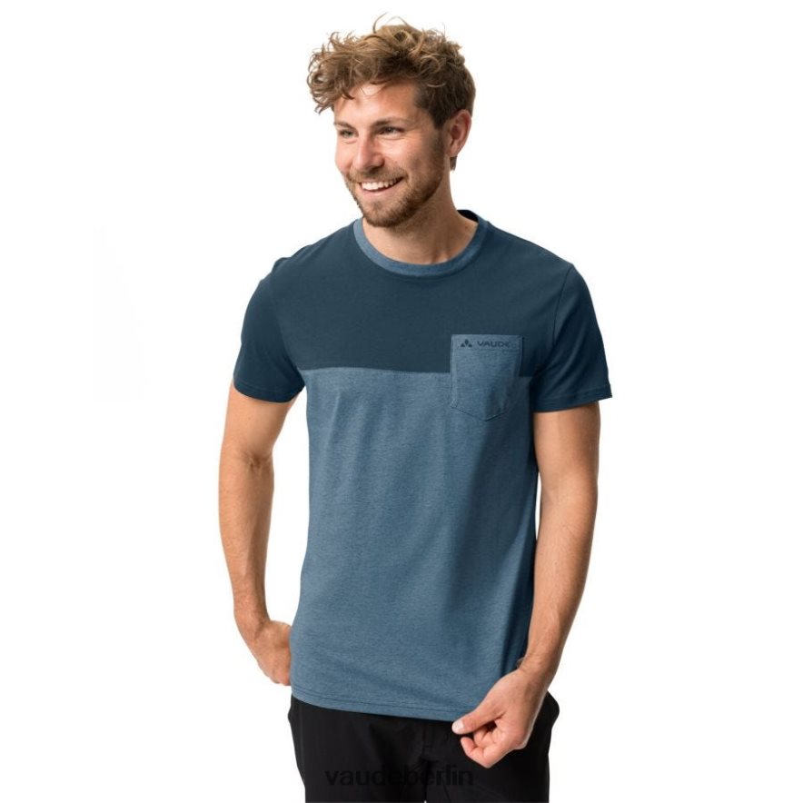 VAUDE Nevis III-Shirt blaugrau/dunkles Meer Kleidung HLT4481791